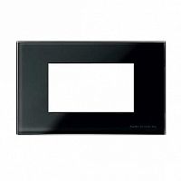 Рамка 4 модуля ZENIT, черное стекло |  код. N2474 CN |  ABB